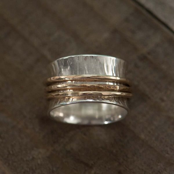 Trio Of Gold Spinner Ring