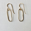 Organic Oval Earrings